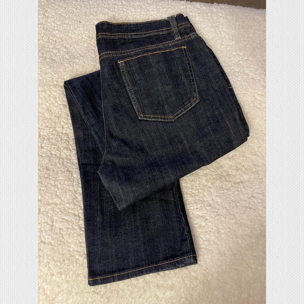 Dark denim jeans